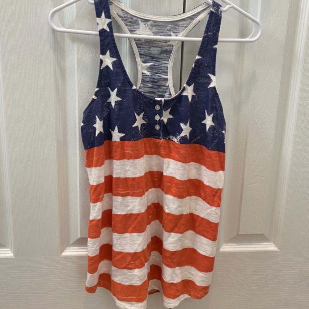 Old Navy American Flag tank top S.